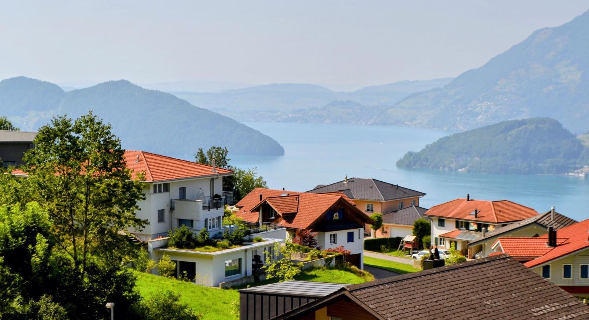 Elfe-Apartments Ferienmietwohnungen Emmetten Exteriér fotografie